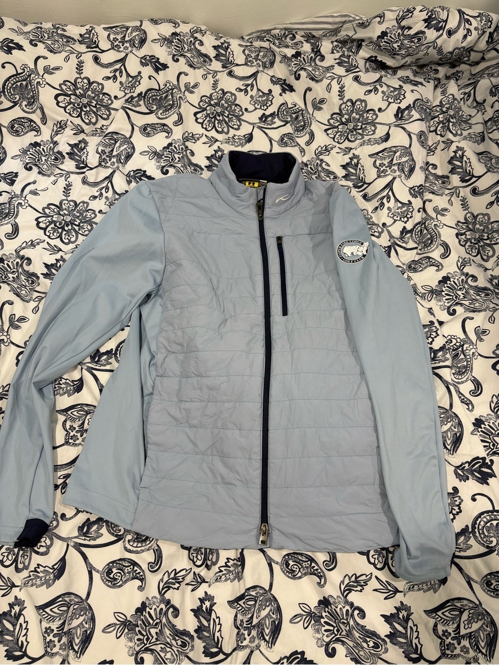 Steel Blue & Navy Kjus Retention Jacket with JPL Logo